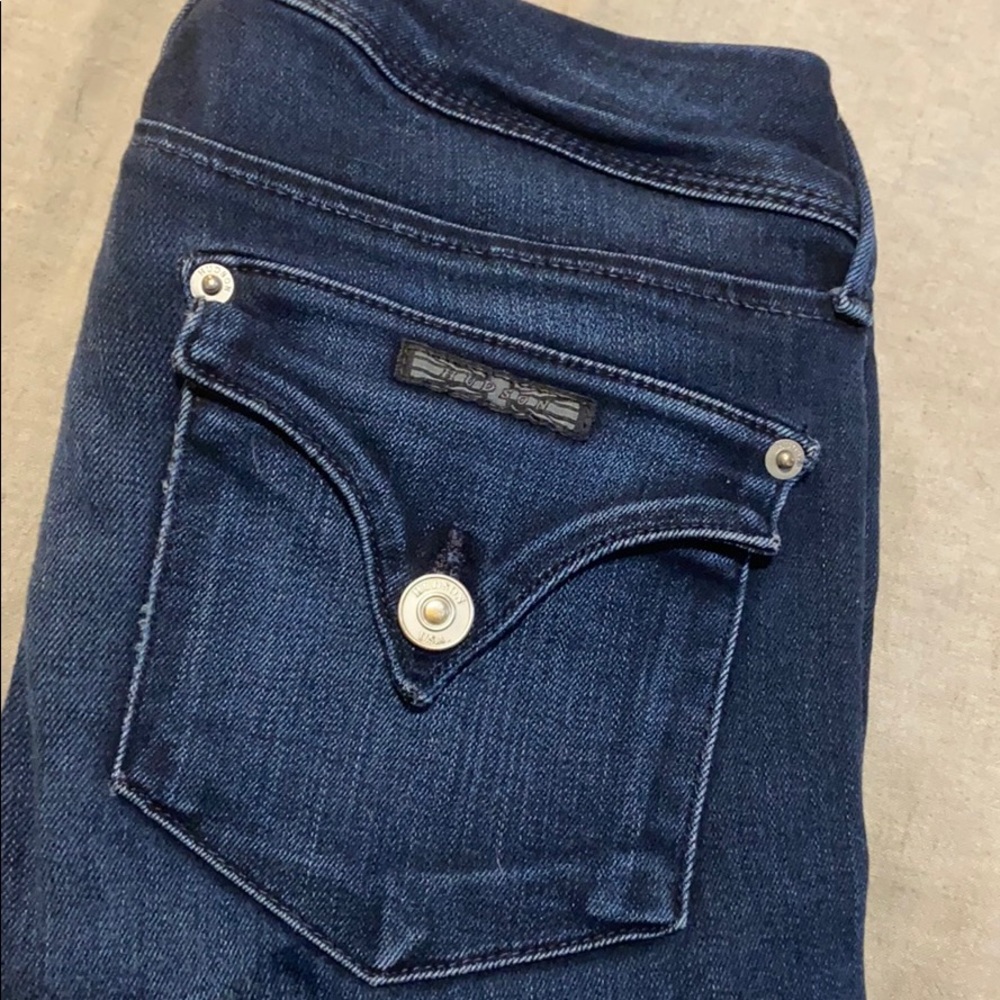 Hudson Dark Wash skinny jeans